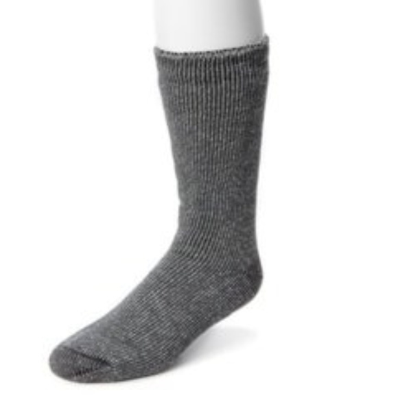 Muk Luks Men's Thermal Socks Gray Size 10-13 - Picture 3 of 3